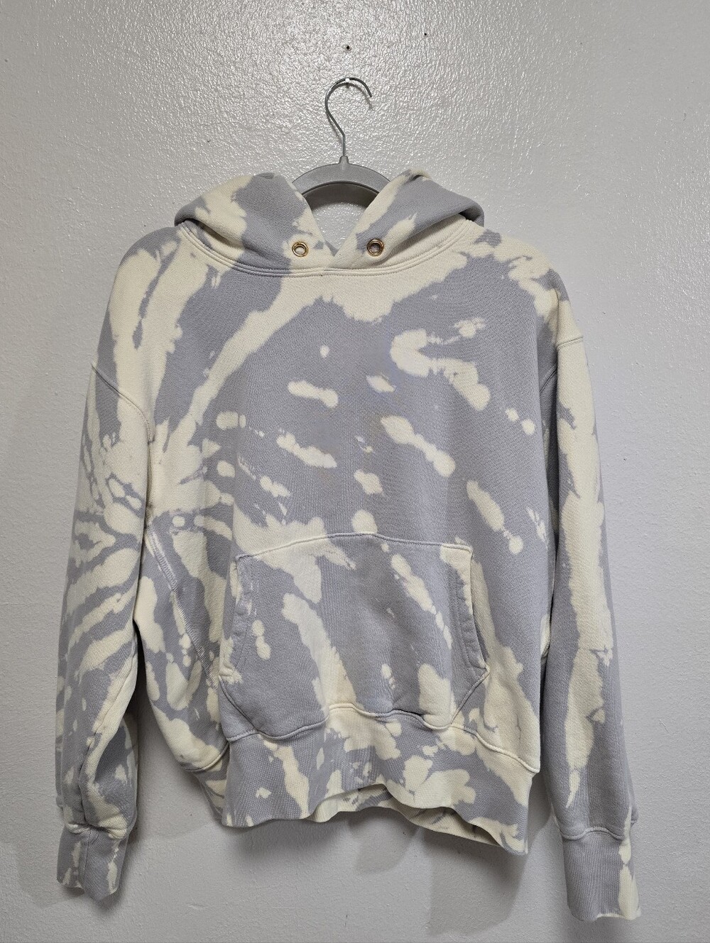 Les Tien Tie Dye Cotton Jersey Hoodie Size Small